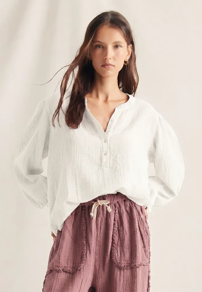 [1C6682JAZMIN2636/XSBL] BLUSA MANGA LARGA (XS/36, BLANCO)