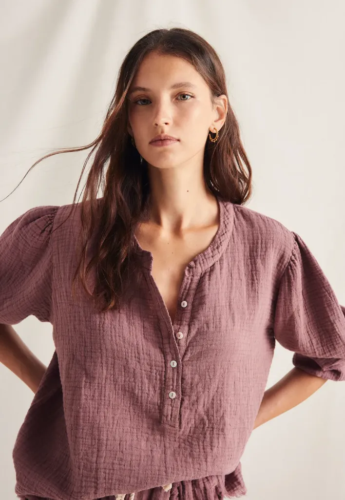 [1C6682JAZMIN2636/XSPT] BLUSA MANGA LARGA (XS/36, PETROLEO)