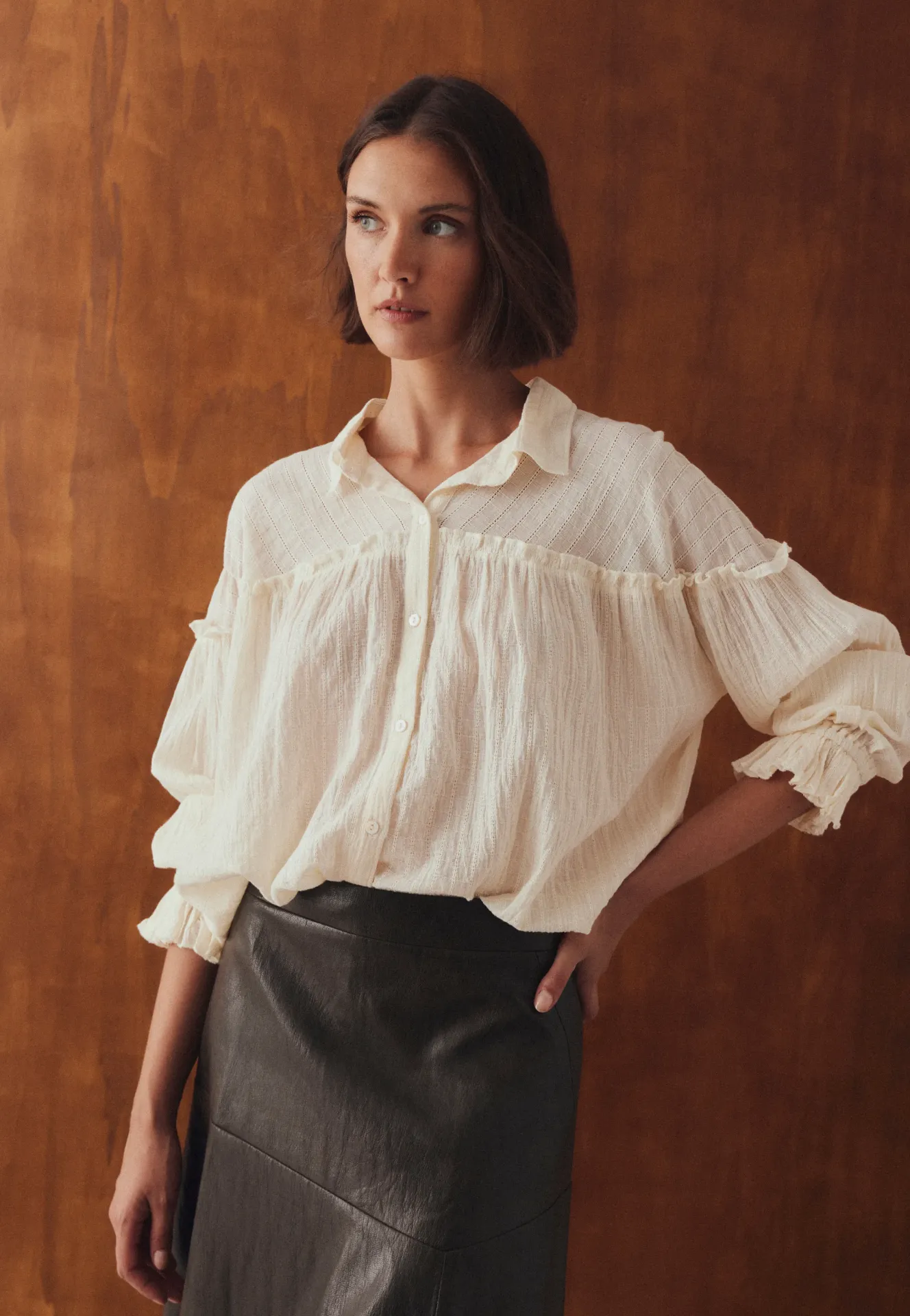 BLUSA FRUNCES