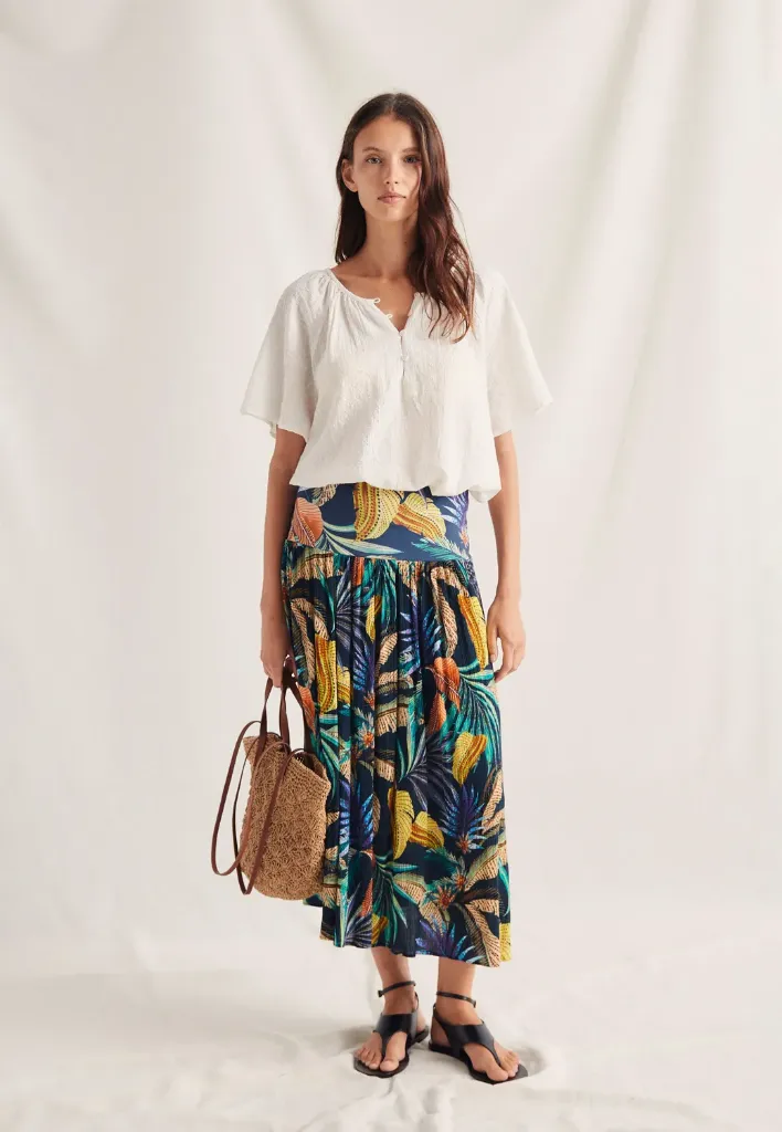 [1F3785TROPIC2636/XSUN] FALDA PALMERAS (XS/36)