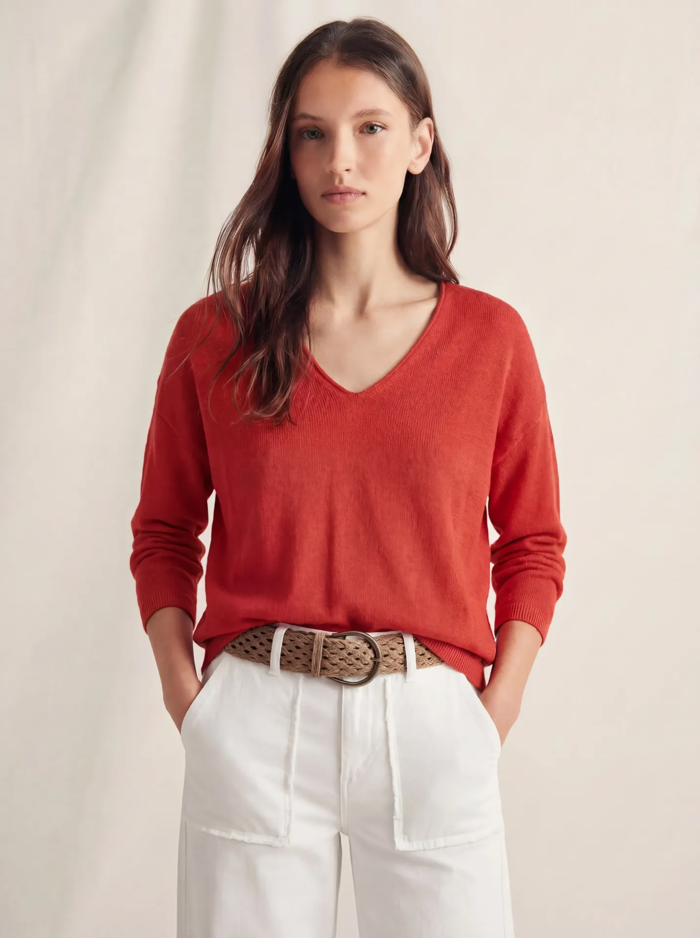 [1J6815ABBY262-0-1RO] JERSEY PICO (XS/S, ROJO)