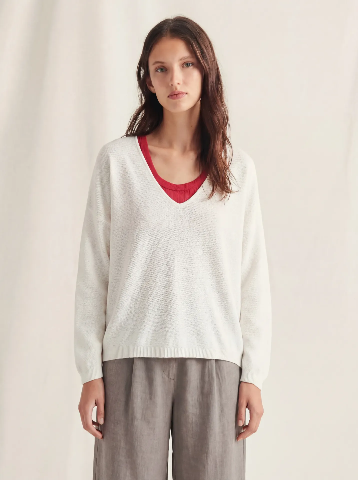[1J6815ABBY262-0-1CU] JERSEY PICO (XS/S, CRUDO)