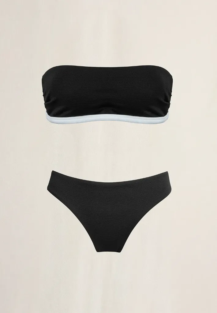 [1B951SOL2636/XSRO] BIKINI BANDEAU VIVO CONTRASTE (XS/36, ROJO)