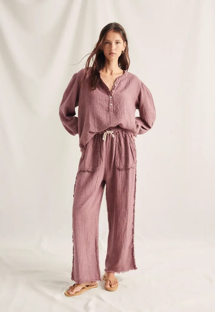 [1P6680JAZMIN2636/XSUV] PANTALON LARGO (XS/36, UVA)