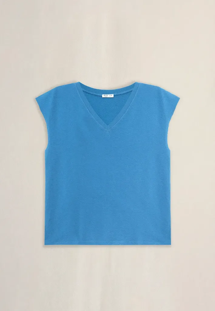 [1S6061MIMI2636/XSAD] CAMISETA PICO (XS/36, AZULADO)