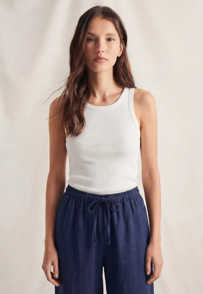 [1S6237EVER2634/XXSBL] CAMISETA HALTER (XXS/34, BLANCO)