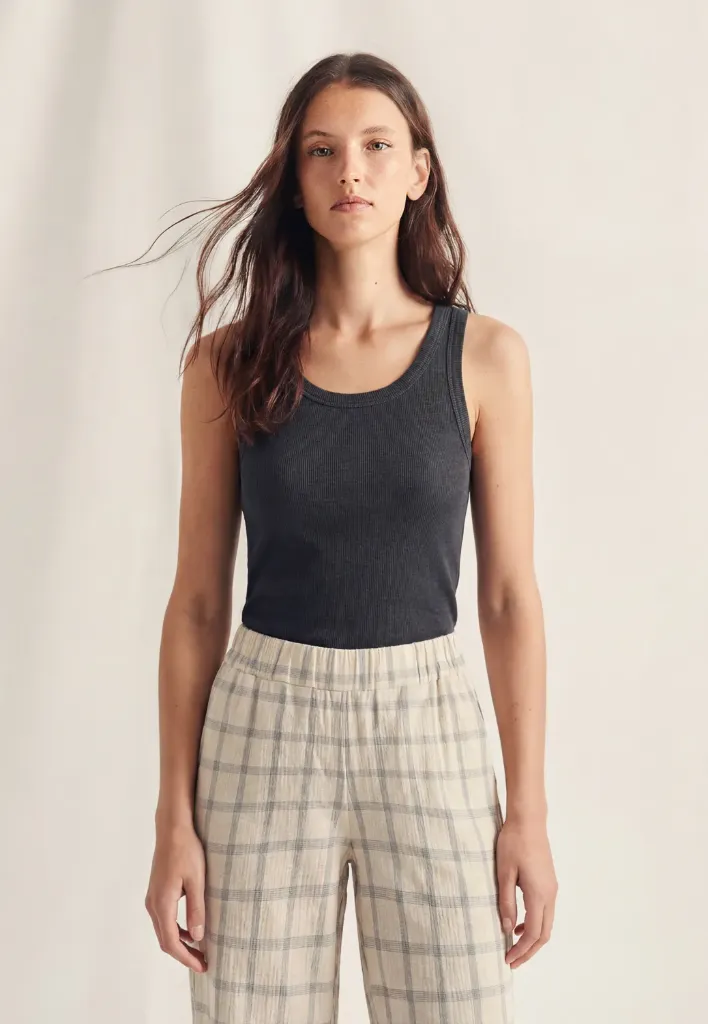 [1S6237EVER2634/XXSANT] CAMISETA HALTER (XXS/34, ANTRACITA)