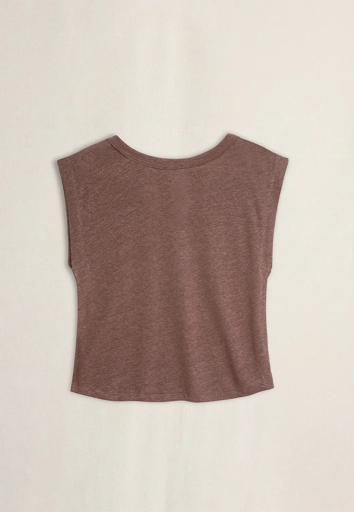[1S6711PARDELA2636/XSMA] CAMISETA PICO MC (XS/36, MARRÓN)