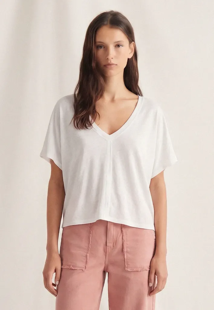 [1S6787PARDELA2636/XSLA] CAMISETA  MANGA CAIDA (XS/36, AZUL LAVANDA)