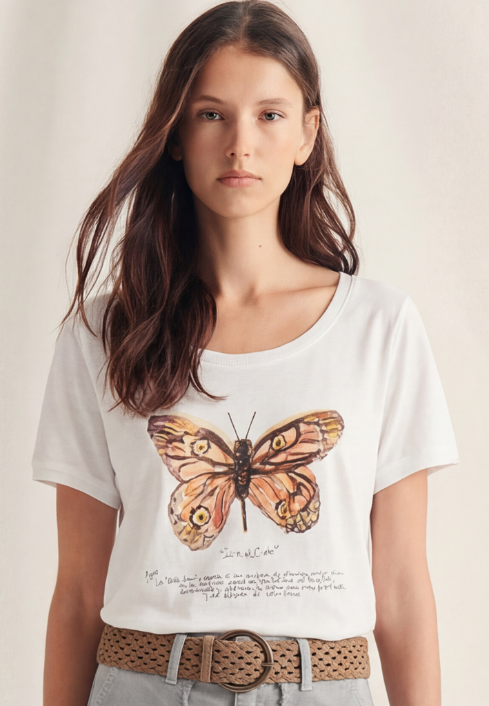 CAMISETA MARIPOSA