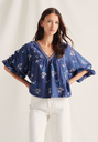 TOP VOLANTE ESTAMPADO