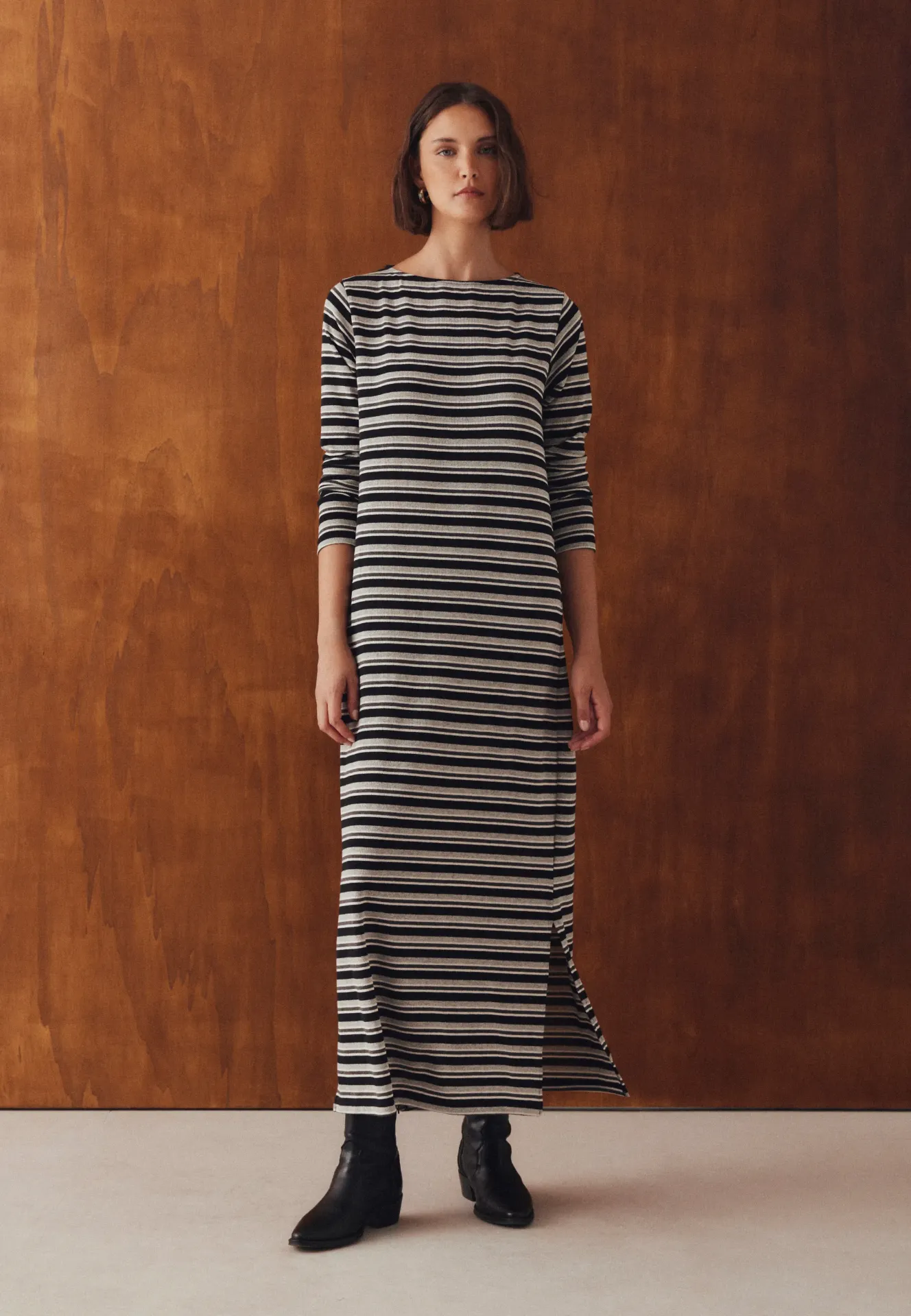 [1V6446VINCI26W36/XSGS] VESTIDO RAYAS (XS/36)