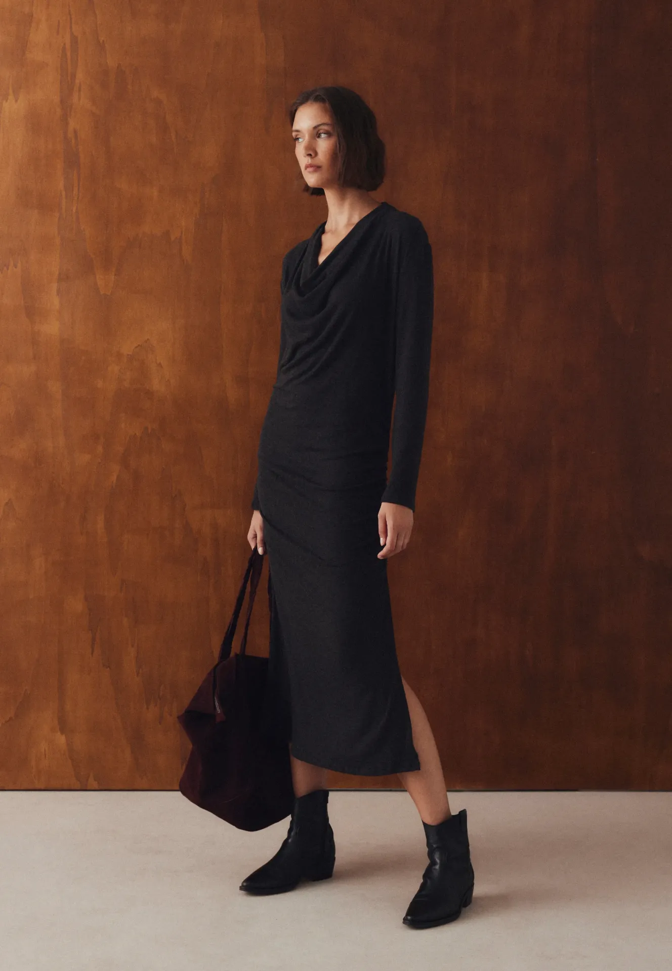 VESTIDO DRAPEADO